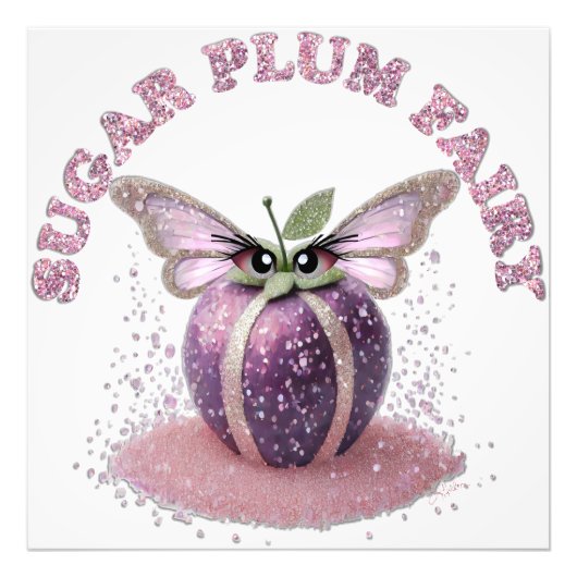 Zuckerpflaume Fotodruck (Vorne)