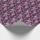 Zuckerpflaume, Lila Nutcracker Ballett Geschenkpapier (Ecke)