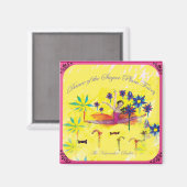 Zuckerpflaume Magnet (Vorderseite/Rückseite)