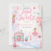 Zuckerpflaume Milchfrucht Land Sweet Nutcracker Ge Einladung (Vorderseite)