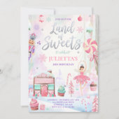 Zuckerpflaume Milchfrucht Land Sweet Nutcracker Ge Einladung (Vorderseite)