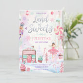 Zuckerpflaume Milchfrucht Land Sweet Nutcracker Ge Einladung (Stehend Vorderseite)