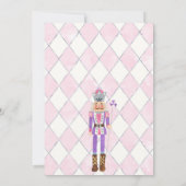 Zuckerpflaume Milchfrucht Land Sweet Nutcracker Ge Einladung (Rückseite)