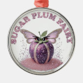 Zuckerpflaume Ornament Aus Metall (Vorne)