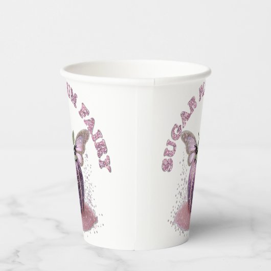 Zuckerpflaume Pappbecher (Rechts)