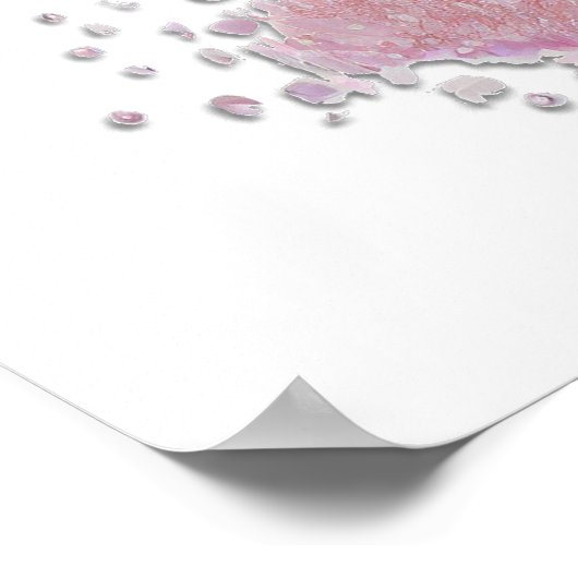 Zuckerpflaume Poster (Ecke)