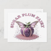 Zuckerpflaume Postkarte (Vorne/Hinten)