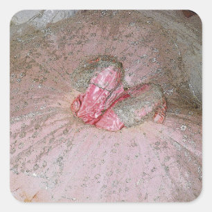 Zuckerpflaume Quadratischer Aufkleber