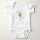 Zuckerpflaume Whimsical winter Onederland Baby Strampler (Vorderseite)