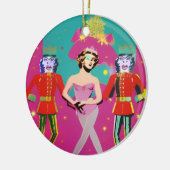 Zuckerpflaumen Doppelseitiges Ornament (Links)