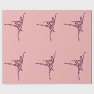 Zuckerpflaumen-Fee-Ballerina Geschenkpapier