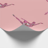Zuckerpflaumen-Fee-Ballerina Geschenkpapier (Ecke)