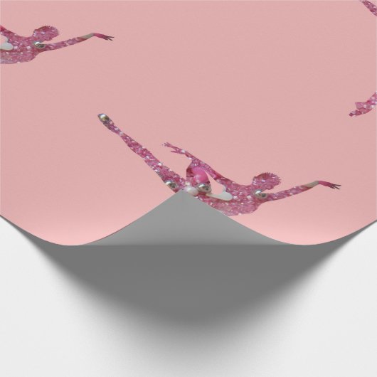 Zuckerpflaumen-Fee-Ballerina Geschenkpapier (Ecke)