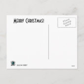 Zuckerpflaumen-Fee Feiertagspostkarte (Rückseite)