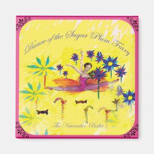 Zuckerpflaumen-Fee Magnet