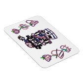 Zuckerpflaumen Nussknacker Magnet (Rechte Seite)
