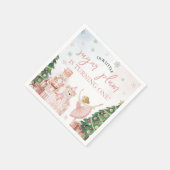 Zuckerpflaumen-Nussknacker-Party-Serviette Serviette (Ecke)