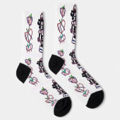 Zuckerpflaumen-Nussknacker Socken (Rechts)