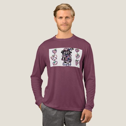 Zuckerpflaumen-Nussknacker Tri-Blend Shirt (Volle Vorderseite)