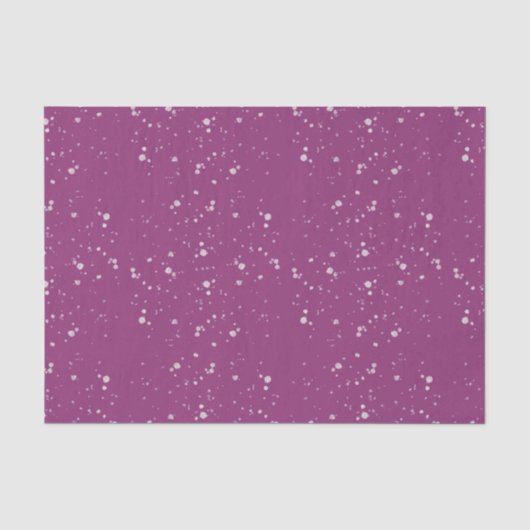Zuckerpflaumen-Schnee Seidenpapier (Vorderseite)