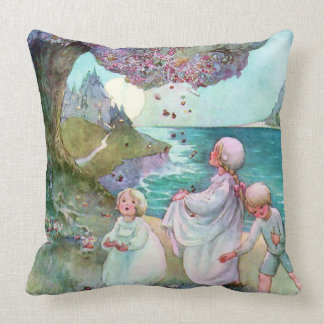 Zuckerpflaumenbaum Kinder Anne Anderson Fine Art Kissen