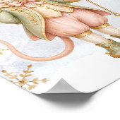 Zuckerpflaumenfee Maus König Lebkuchen Willkommen Poster (Ecke)