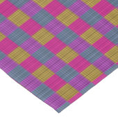 Zuckerplatten Tartan Print, Tischdecke (Schrägansicht)