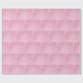 Zuckerpulver auf rosa geschenkpapier (Flach)