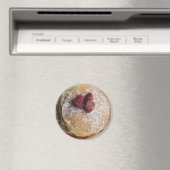 Zuckerpulver und Himbeeren Magnet (In Situ (Geschirrspüler))