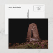 Zuckerraffinerie nachts, karibische Insel von Postkarte (Vorne/Hinten)