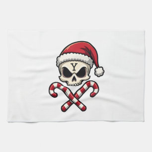Zuckerrohr-Crew-Totenkopf-Weihnachten 2025 Lustige Geschirrtuch