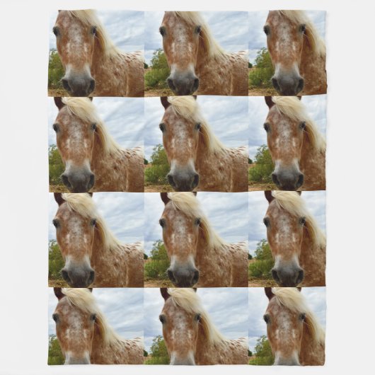 "Zuckerrohr: Die Gnade der Appaloosa" Fleecedecke (Vorderseite)