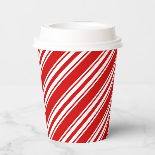Zuckerrohr gemustert pappbecher (Rückseite)
