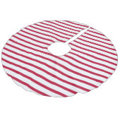Zuckerrohr Leinenimitat Weihnachtsbaumdecke (Schrägansicht)
