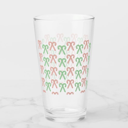 Zuckerrohr/Pfefferminze Glas (Rückseite)