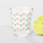 Zuckerrohr/Pfefferminze Schnapsglas (Vorderseite)