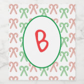 Zuckerrohr/Pfefferminze Weinetikett (Einzelnes Label)