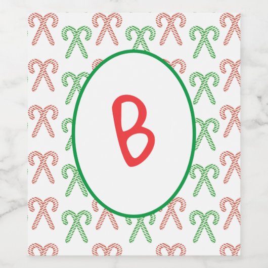 Zuckerrohr/Pfefferminze Weinetikett (Einzelnes Label)