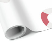 Zuckerrohr und Pfefferminz Weihnachten Geschenkpapier (Rolleneckpunkt)