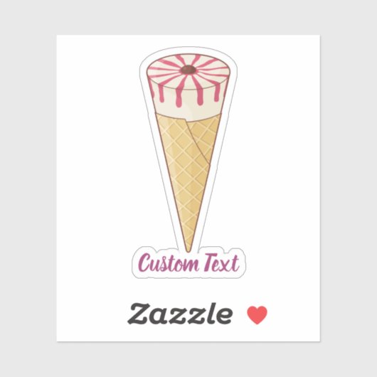 Zuckerrohreis Aufkleber (Blatt)