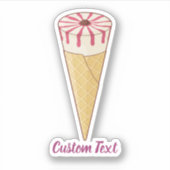 Zuckerrohreis Aufkleber (Vorderseite)