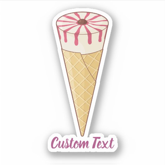 Zuckerrohreis Aufkleber (Vorderseite)