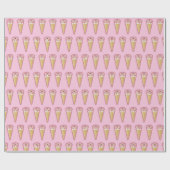 Zuckerrohreis Geschenkpapier (Flach)
