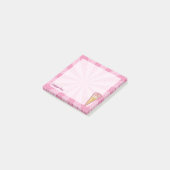 Zuckerrohreis Post-it Klebezettel (angewinkelt)