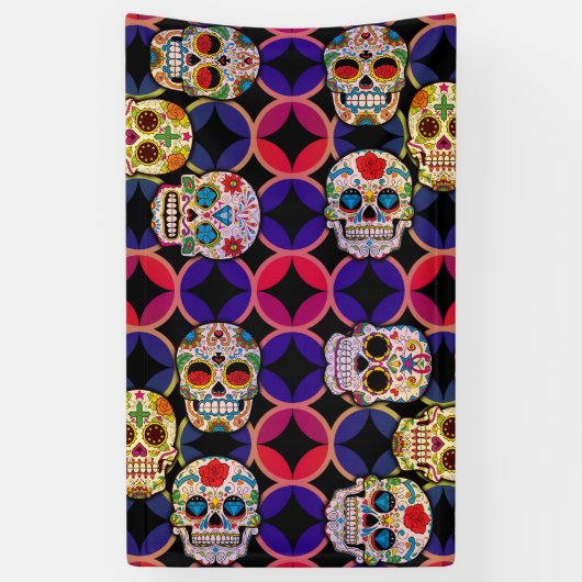 Zuckerrohrmuster Banner (Vertikal)