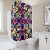 Zuckerrohrmuster Duschvorhang (Beispiel)