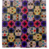 Zuckerrohrmuster Duschvorhang (Vorderseite)