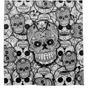 Zuckerrohrmuster Duschvorhang