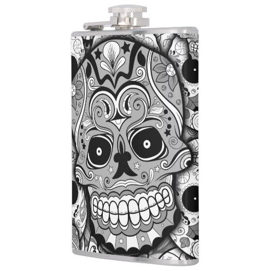 Zuckerrohrmuster Flachmann (Links)