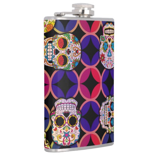 Zuckerrohrmuster Flachmann (Rechts)